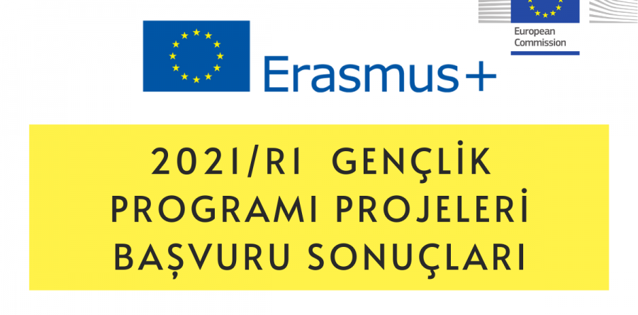 2021/R1 Erasmus+ Gençlik Programı Projeleri Başvuru Sonuçları