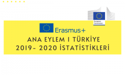 Erasmus+  Ana Eylem 1 Türkiye 2019- 2020 İstatistikleri