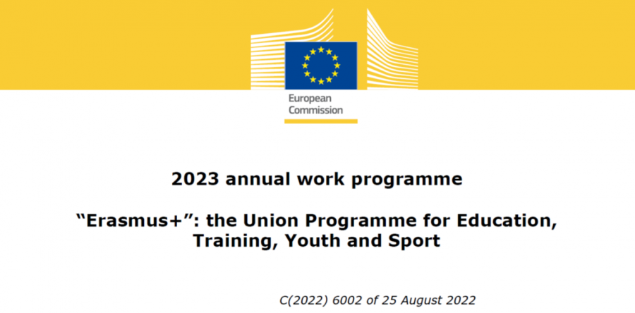 Erasmus+ 2023 Yıllık Çalışma Programı Yayınlandı.