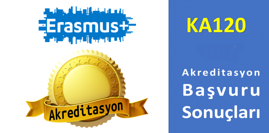 2022 Yılı Erasmus+ KA120 Akreditasyon Başvuru Sonuçları