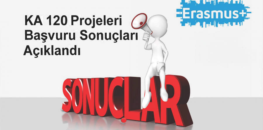 2023 YILI ERASMUS+ KA120 PROJELERİ BAŞVURU SONUÇLARI