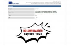 KA122 SCH Başvuru Formu