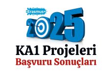 2025 YILI ERASMUS+ KA1 PROJELERİ BAŞVURU SONUÇLARI AÇIKLANDI